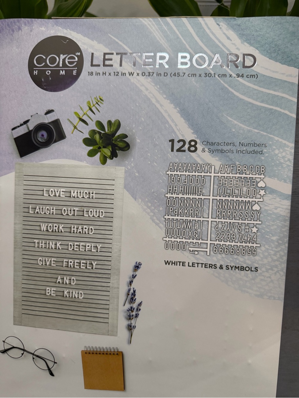 Gray Letter Board - Modern Wall Display - Picture 4 of 5